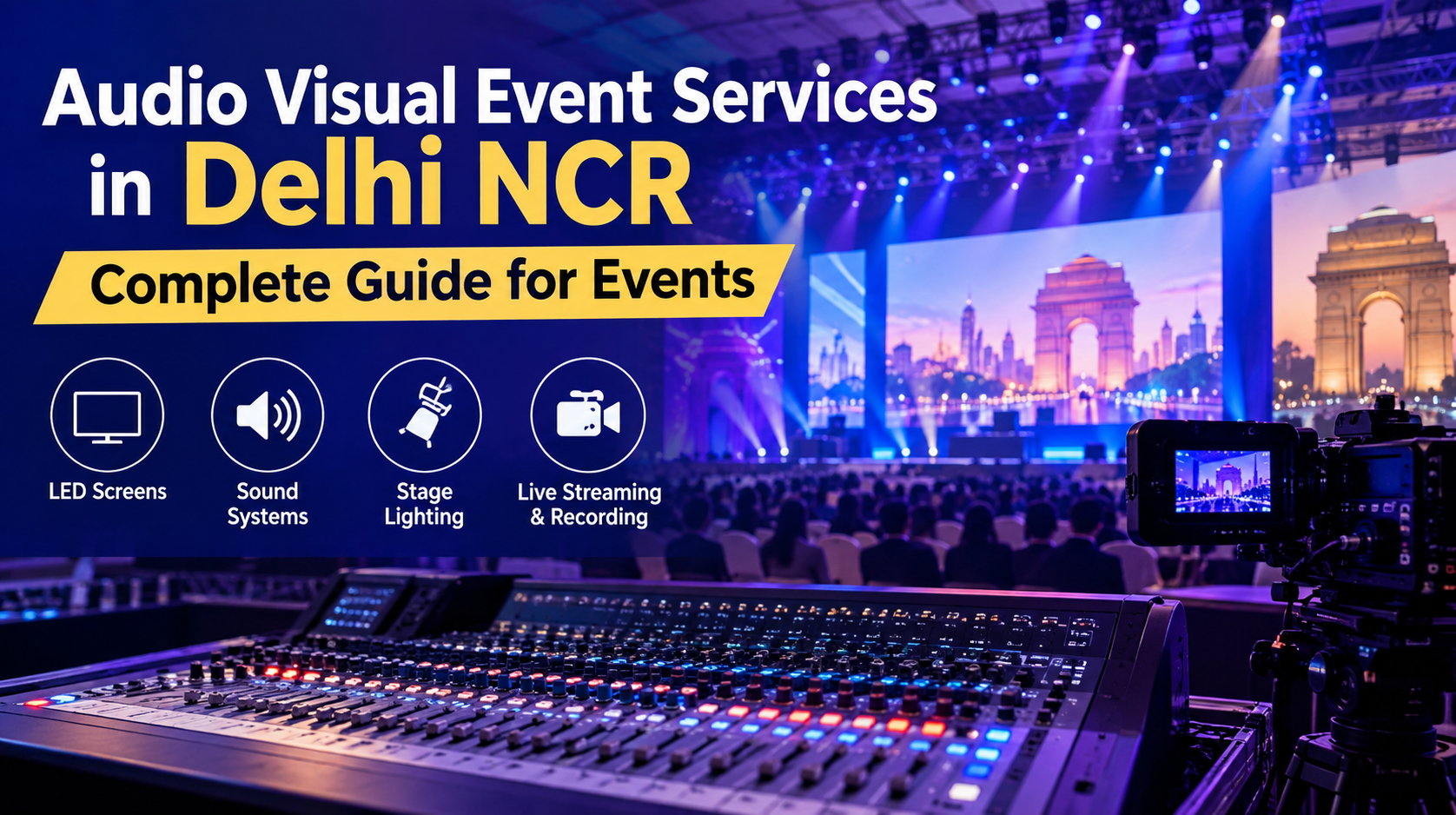 Audio Visual Event Services in Delhi NCR: Complete Guide for Events